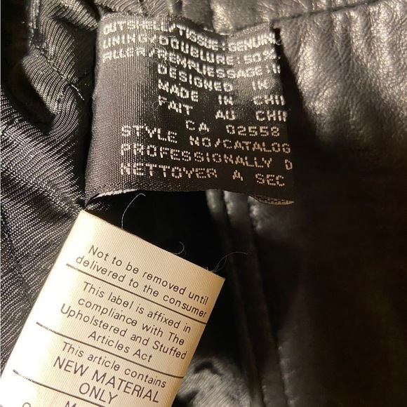 MEN’S Danier black leather long car coat - large / xl - Picture 3 of 5